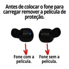 Imagem de Fones Ouvido Sem Fio Wireless Preto Para Samsung A12 - Mdm