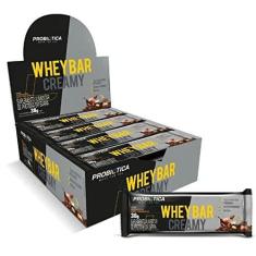 Imagem de Probiótica Whey Bar Creamy - 12 Unidades 38G Amendoim Com Caramelo -