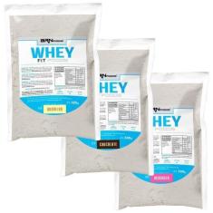 Imagem de Kit 3X Whey Fit Foods 500G - Brn Foods
