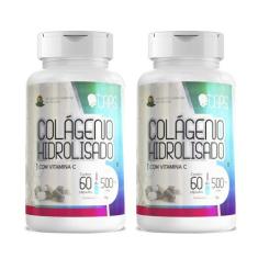 Imagem de COLÁGENO HIDROLISADO COM VITAMINA C - 500mg (60 Cápsulas) +CAPS (2)