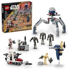 Imagem de Brinquedo De Construção Lego Star Wars Clone Trooper E Battle Droid