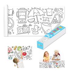 Imagem de Desenho infantil em rolo de papel para colorir yklworld