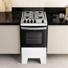 Imagem de Fogão 4 Bocas com Mesa Inox Atlas Agile Up, Branco, Bivolt
