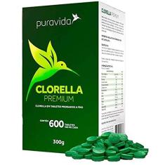 Imagem de Clorella Premium (600 tabletes) - Puravida