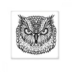Imagem de Adesivo brilhante de ejo de cerâmica com desenho de animal de coruja olhos grandes