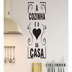 Imagem de Adesivo Decorativo De Parede A Cozinha é o Coração da Casa