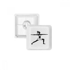 Imagem de Yoga Girl Keep Healthy Sports Outline Teclado mecânico PBT Gaming Upgrade Kit