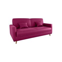 Imagem de Sofá Cama Emília 2 Lugares 190cm Veludo Turkey Marsala Matrix