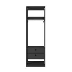 Imagem de Guarda Roupas Francia Preto com Gaveta