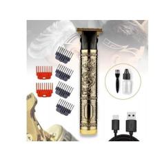 Imagem de Maquininha Cortar Cabelo 4 Pentes Recarregavel  Profissional - Trimmy