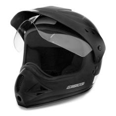 Imagem de Capacete Moto Motocross Fechado Com Viseira Ebf Motard Solid