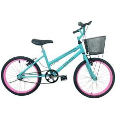 Imagem de Bicicleta Infantil Passeio Aro 20 Cesta Feminina Tifany