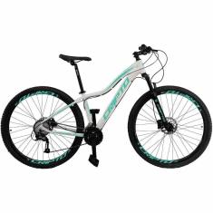 Imagem de Bicicleta Aro 29 Cripto 18v Absolute Hidráulica Trava K7 - Branco-verde - 15&quot; Branco-verde
