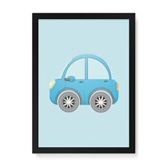 Imagem de Arte Maníacos Quadro Decorativo Carrinho  - 23x16,25cm (Moldura em laca )