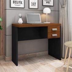 Imagem de Mesa Escritório Funcional Escrivaninha Estudos Gavetas Mdp - Anayben