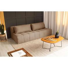 Imagem de sofá 3 lugares modular soho linho bege