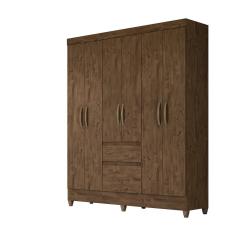 Imagem de Guarda Roupa 6 Portas New Cuba Castanho Wood 899331 Moval