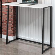 Imagem de Mesa Escrivaninha Dobrável Fit Preto/Branco Art Panta