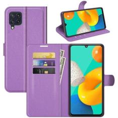 Imagem de Capa Capinha Carteira Galaxy M32 Tela De 6.4 Case Flip Couro - Danet