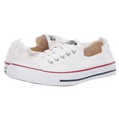 Imagem de Converse Tênis feminino Chuck Taylor All Star Shoreline de cano baixo sem cadarço, Shoreline branco (feminino), 35