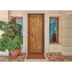 Imagem de Kit Porta De Madeira Pivotante 210x82cm Batente 14cm Fechadur