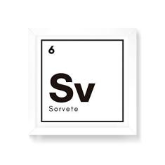 Imagem de Arte Maníacos Quadro Decorativo Sorvete Elemento - 50x50cm (Moldura em laca )