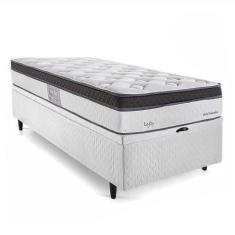 Imagem de Cama Box Baú Solteiro Herval Lofty, Molas Ensacadas, 74X88x188 Cm