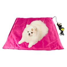 Imagem de Tapete Pet Térmico Elétrico 60X60cm Almofada Cama Quente Filhotes Cães