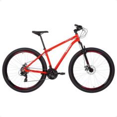 Imagem de Bicicleta Caloi Vulcan 29 Tamanho 17 Aro 29 21 Velocidades Vermelha An