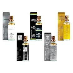 Imagem de Kit 5 Perfumes Masculino Amakha Paris Imortal Rb Animals Tom
