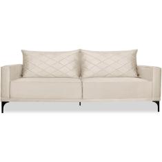 Imagem de Sofa Living 3 Lugares Nori 200cm Veludo Deluxe 2221 Ezz 2221