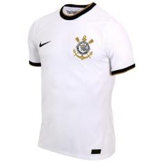 Camisa Oficial Corinthians Silver Logo Preta Oficial Tamanho:M;Cor:Preto