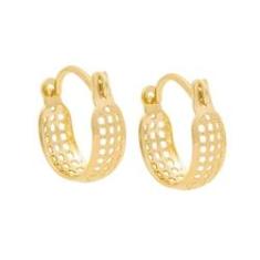 Imagem de Brinco Rommanel Folheado A Ouro Argola 523179