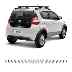 Imagem de Faixa Traseira Fiat Mobi Way Adesivo Grafite Decorativo
