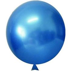 Imagem de Balão Cromado Azul - 9 polegadas - 25 Unidades