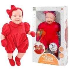 Imagem de Boneca Bebê Real Reborn Realista Com Cheirinho 48cm Roma