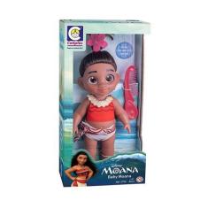 Imagem de Boneca Infantil Moana Baby Pequena Cotiplas - 2790 - Cotiplás