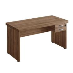 Imagem de Escrivaninha 2 Gavetas Cerfir Noce