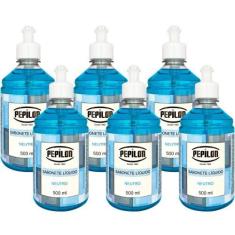 Imagem de 6Un Sabonete Liquido Neutro 500ml Pepilon