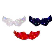 Imagem de Fantasia adulto asa de anjo com LED carnaval festas