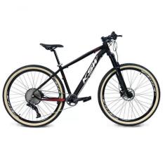 Imagem de Bicicleta Aro 29 Ksw Xlt 12v Garfo Com Trava 11-50 Preto-vermelho-branco 21