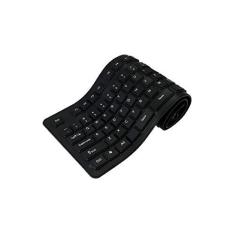 Imagem de Teclado Emborrachado Durawell DW-105 Resistente à Água - preto