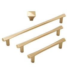 Imagem de Armário de ouro, hardware de cozinha, liga de zinco, gaveta, alças, móveis, cômoda, porta, puxador de gaveta, alça 128mm