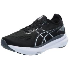 Imagem de ASICS Tênis de corrida masculino Gel-Kayano 31, Preto/branco, 39