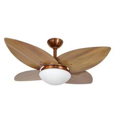 Imagem de Ventilador De Teto Infinity Lótus Cobre 4 Pás Freijó 220V+Controle 102