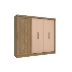 Imagem de Guarda Roupa Casal Flex 5 Portas E 4 Gavetas N564 Nogueira/macadamia - Kappesberg