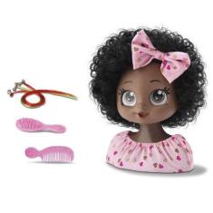 Imagem de Boneca My Best Style Hair Negra Busto Ref.0788 Bee Toys