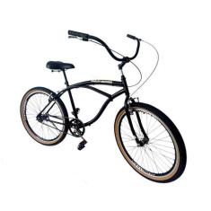 Imagem de Bicicleta Urbana Beach Com Aros Aero Freios Alumínio Preto - Maria Cla