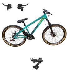 Imagem de Bicicleta Vikingx Tuff 30 Aro 26 Aluminio Cambios Shimano Rodas Vmaxx 