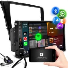 Imagem de Central Multimidia Carplay Android Auto + Moldura Hyundai Creta 17/21 